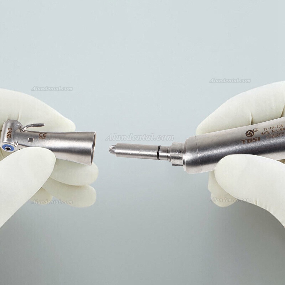 TOSI TX-414-758 20:1 Fiber Optic Contra Angle Handpiece